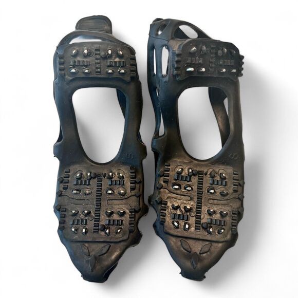 Ice & Snow Grippers Shoe Boot Spiked Anti Slip Stretch Slip-on Wm's Sz S (5-8) - Picture 2 of 9